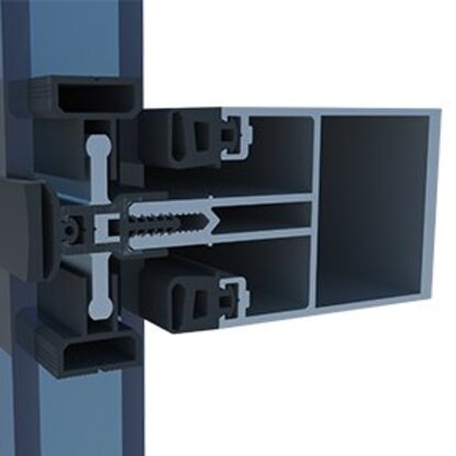 نماهای کرتین وال U-Channel